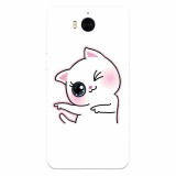Husa silicon pentru Huawei Y6 2017, Cute Kitty
