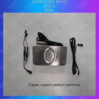 Lumini Ambientale capac suport plafon Mercedes A W177 CLA W118 control pe sistemul original sau telefon CarStore Technology foto