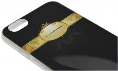 Husa tip capac spate Luxucase PROUD The King neagra pentru Apple iPhone 6/6S foto
