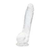 Dildo Natural Transparent, Passion, 20 cm x 3,5 cm#
