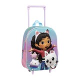 Ghiozdan pentru gradinita tip troller Gabbys Dollhouse 3D, 25x31x10cm, Cerda