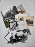 Cumpara ieftin Lot 23 carti postale si fotografii: Feroviare, Locomotive, Cai ferate, Marea Britanie, circulate si necirculate, Originale, Real Photographs CO. LTD.