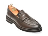 Cumpara ieftin Mocasini LE COLONEL maro, 69407, din piele naturala