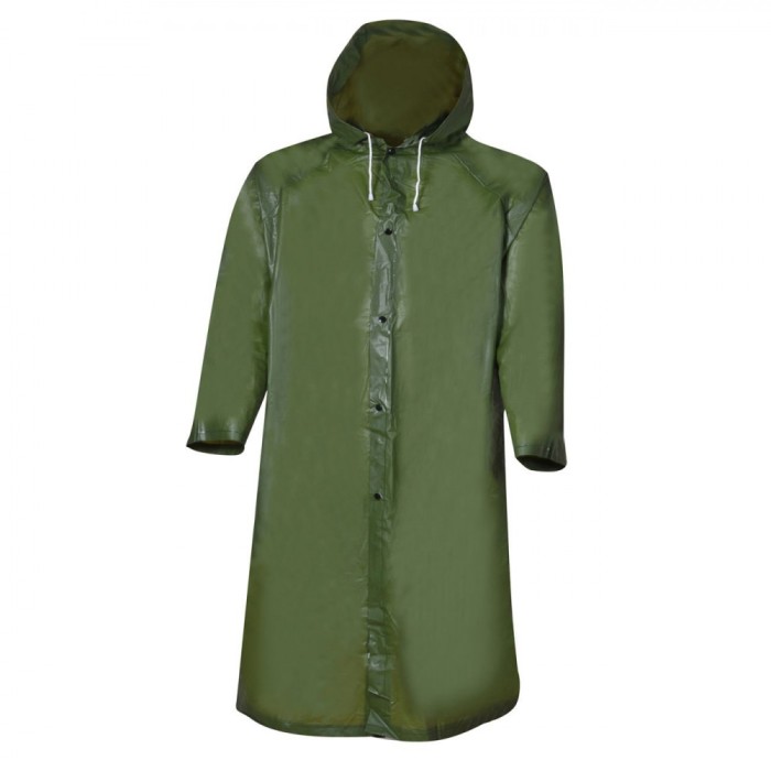 Pelerină Ploaie Adulți, PVC, Verde, One Size