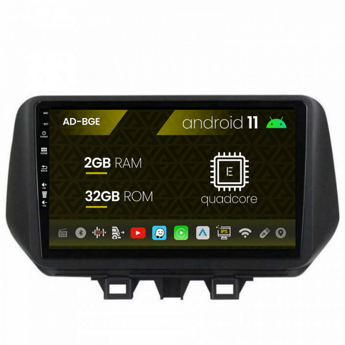 Navigatie Hyundai Tucson (2018-2020), Android 11, E-Quadcore 2GB RAM + 32GB ROM, 9 Inch - AD-BGE9002+AD-BGRKIT204