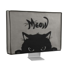 Husa pentru monitor de 24-26&quot; Kwmobile, Gri/Negru, Plastic, 43618.24