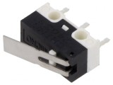 Micro&icirc;ntrerupător 3A/125VAC cu Manetă SPDT