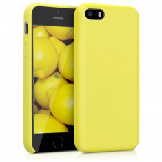 Husa pentru Apple iPhone 5 / iPhone 5s / iPhone SE, Silicon, Galben, 42766.30