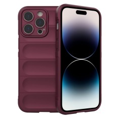 Husa iPhone 14 Pro Techsuit Magic Shield, bordo foto