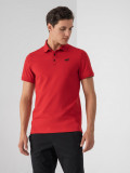 Tricou polo regular pentru bărbați - roșu, 4F Sportswear