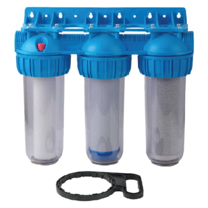 Filtru de apa triplu, 3 x 10-1&quot;, Ibo Dambat IB330031