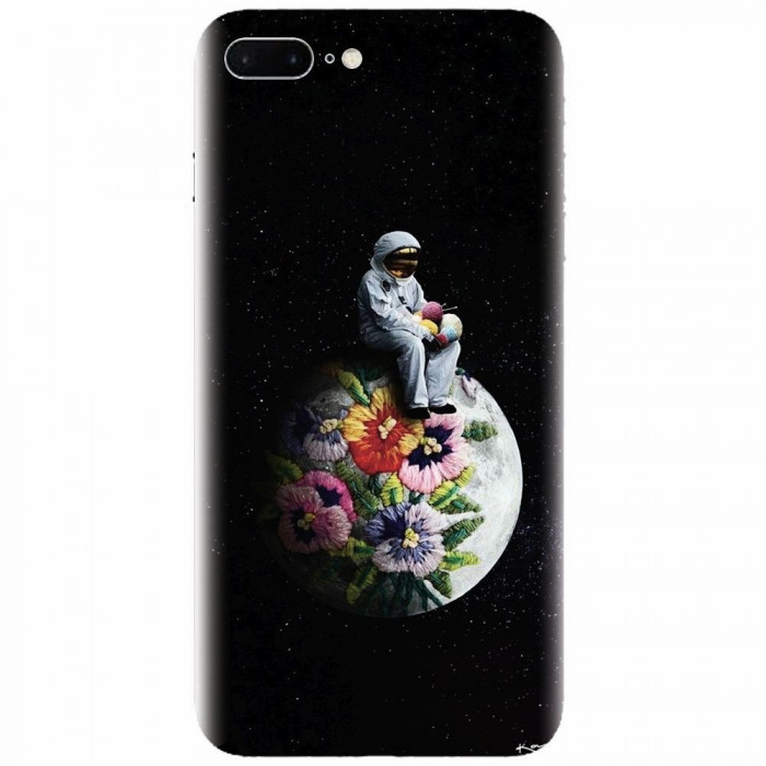 Husa silicon pentru Apple Iphone 7 Plus, Astronaut