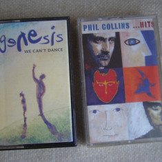 PHIL COLLINS - Hits / GENESIS - We Can't Dance - 2 Casete Originale Germany