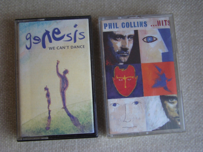 PHIL COLLINS - Hits / GENESIS - We Can&#039;t Dance - 2 Casete Originale Germany