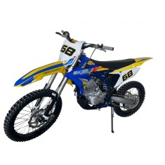Motocicleta cross MZK Mikilon 250cc 21/18 4T benzina albastru/galben