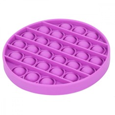 Jucarie antistres Pop It Now, Forma rotunda, Mov