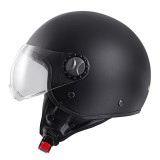 Casca open face pentru scuter W-TEC FS-701MB, negru mat, cu viziera