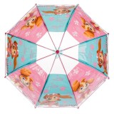 Umbrelă Copii Paw Patrol Skye, Manuală, Transparent Roz, 64cm