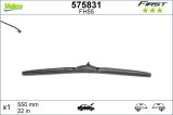 Stergator Parbriz Valeo First Hybrid 575831, Cauciuc+Grafit, Universal, Carlig, Lungime 575mm-Sofer, Auto