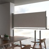 Gossi copertina laterala retractabila de terasa, gri, 100 x 300 cm