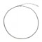 Colier Femei, Language of Jewels, Lant Plat, Culoare Argintie