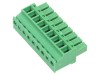 Amphenol Conector Regleta Deconectabila Mama 8A 9 Pini Pas 3.81mm Unghi 90 Grade Termoplast Cupru