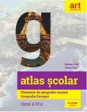 Cumpara ieftin Atlas scolar. Elemente de geografie umana. Geografia Europei | Ionut Popa, Marian Ene