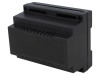 Carcasa KRADEX DIN ABS Negru, 6 Module, UL94-V0, Dimensiuni 107x89x65mm