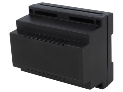 Carcasă DIN ABS negru, 6 module foto
