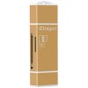 Card Reader iUni Lightning + MicroUSB OTG, Memorie Externa pentru dispozitive iOS si Android, Gold