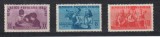 ROMANIA 1950 LP 265 UN AN INFIINTARE PIONIERI SERIE MNH