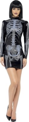 Costum Black Skeleton M foto