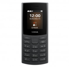 Telefon mobil Nokia 105 4G 2023 Dual Sim, ecran color de 1,8 inchi, gri [Italia] - RESIGILAT foto