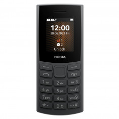 Telefon mobil Nokia 105 4G 2023 Dual Sim, ecran color de 1,8 inchi, gri [Italia] - RESIGILAT