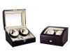 Dispozitiv pentru intors ceasuri automatice Watch Winder 4 + 6 Spatii Nuc WW1582, Watchbox