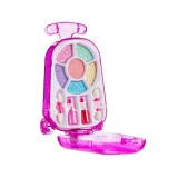 Set de Machiaj pentru copii, Fard, pensule si rujuri, Fucsia, ATU-080437, Oem