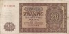 Germania 20 Mark 1948 VF Bancnota Straina Europa