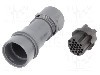 Conector circular, mama, 22 pini, BULGIN - PXP6011/22S/CR/0910