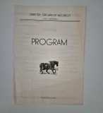 Program TurneuCircul de Stat Bucuresti 1975