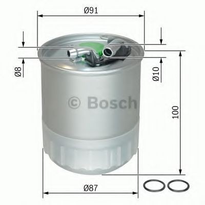 Filtru combustibil MERCEDES C-CLASS T-Model (S204) (2007 - 2014) BOSCH F 026 402 056 foto