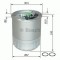 Filtru combustibil MERCEDES GL-CLASS (X164) (2006 - 2012) BOSCH F 026 402 056