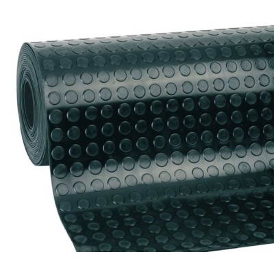 Covor Productos Gol Negru Cauciuc Cercuri 1,2 x 10 m foto