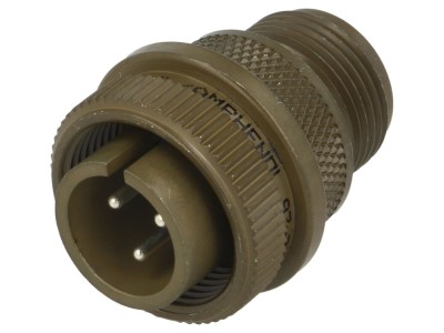 Conector circular 14S 3 pini, drept foto