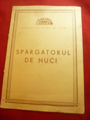 Program Teatrul de Opera si Balet - Spargatorul de Nuci 1967 , 12 pag si distrib foto