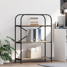 vidaXL Raft pentru cărți Stejar sonoma 80 x 30 x 109 cm Lemn compozit 879846