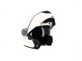 Casca Moto Flip-Up Trendy T-706 Alb Lucios XL (61-62cm) ABS, Viziera Dubla, Ochelari Solari, Interior Hipoalergenic, ECE 22.05
