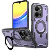 Husa military armour cu inel metalic, ALC MOBILE, compatibila cu Xiaomi Redmi 15C, Mov