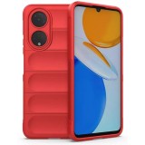 Husa Wave din Silicon compatibila Honor X7 Anti-Shock, Rosu