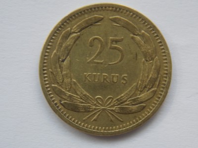 25 KURUS 1949 TURCIA foto