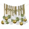 Set Decorativ Petrecere, Baloane și Banner Happy Birthday, 50 Bucăți, Multicolor, Oem